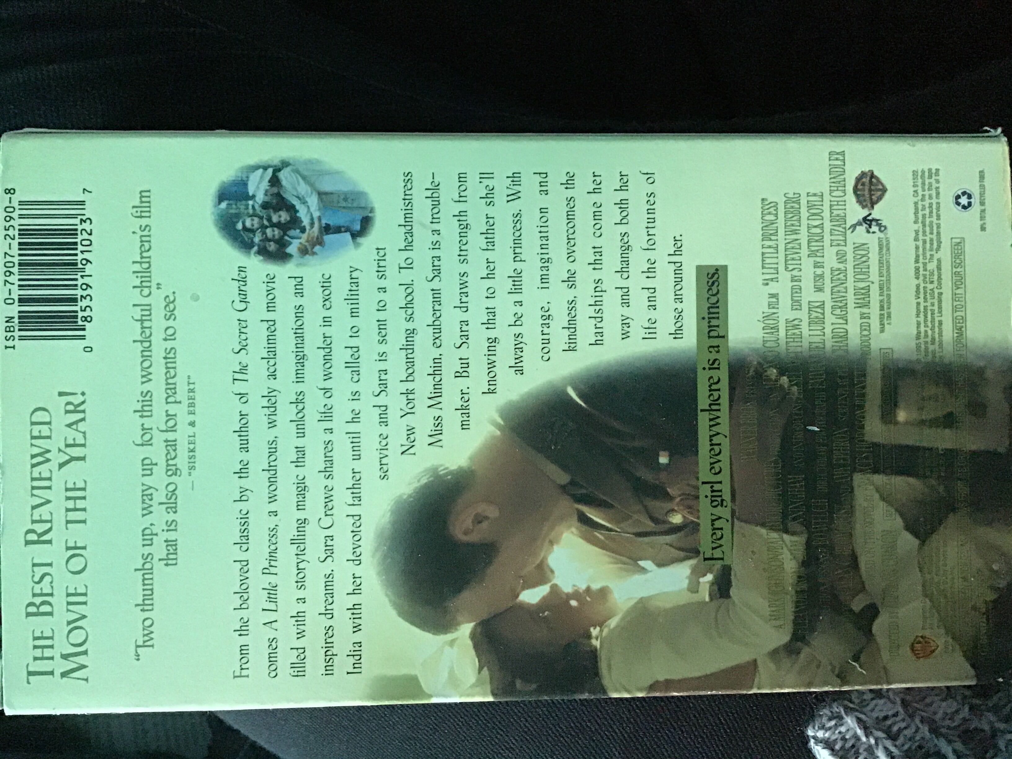 A Little Princess VHS movie collectible [Barcode 085391910237] - Main Image 2