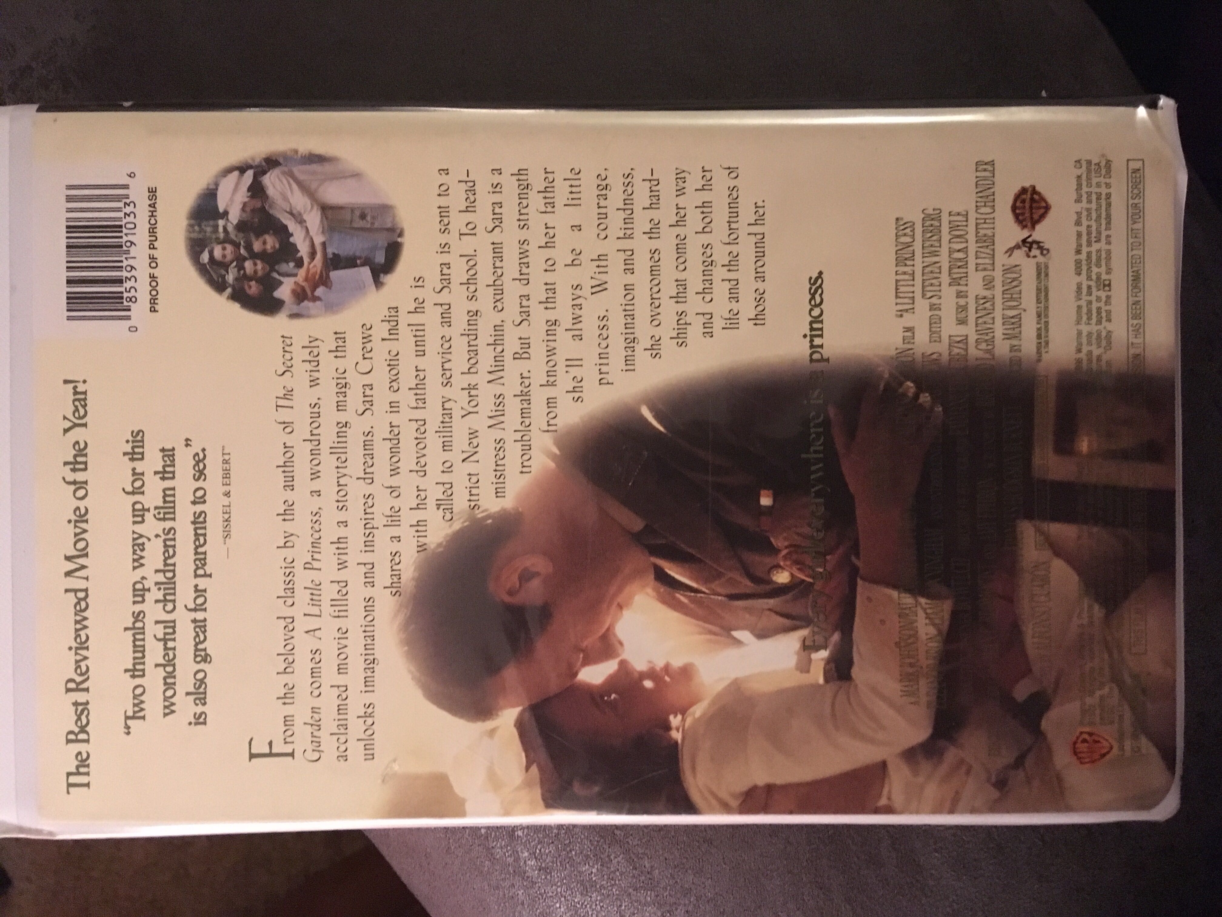 A Little Princess VHS movie collectible [Barcode 085391910336] - Main Image 2