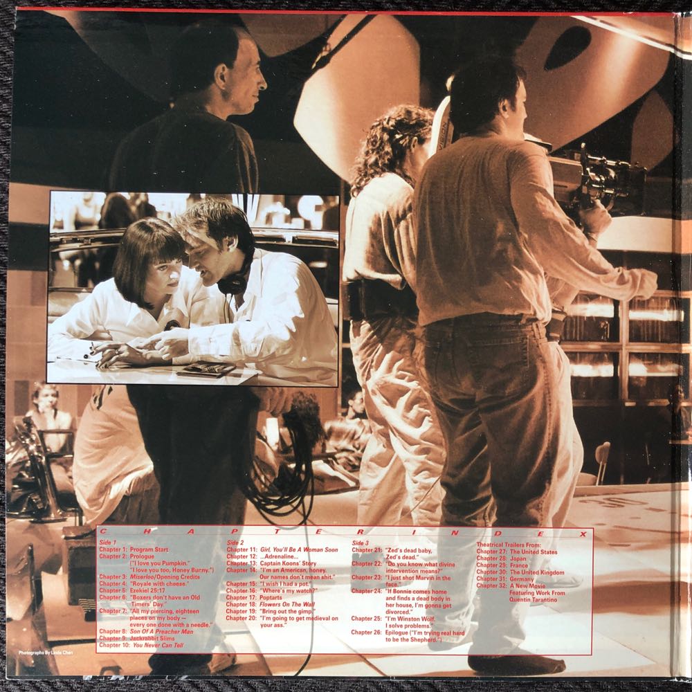 * LD : TARANTINO : Pulp Fiction (THX) Laser Disc movie collectible [Barcode 786936361469] - Main Image 3