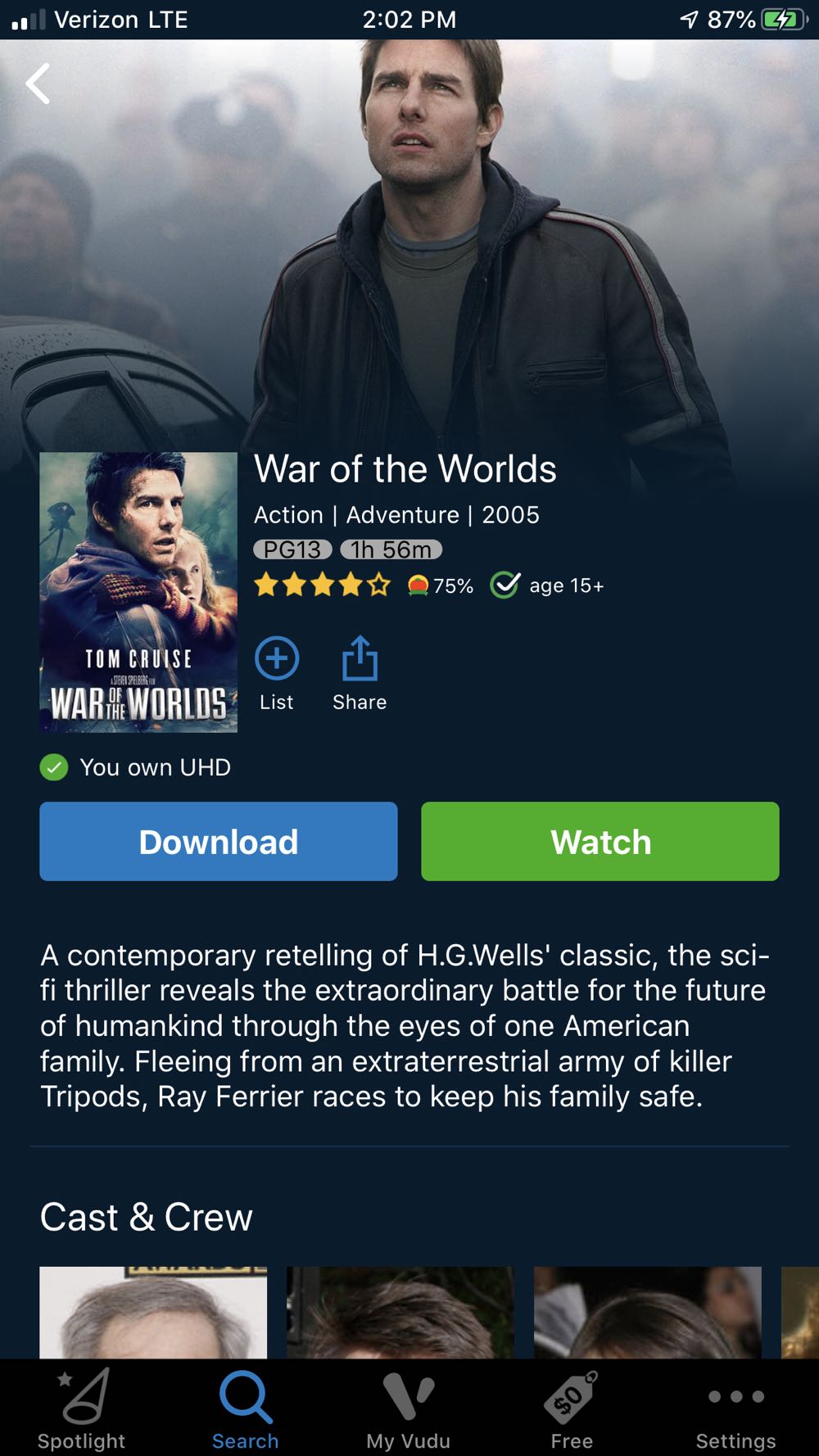 War of the Worlds DVD movie collectible [Barcode 678149439229] - Main Image 4