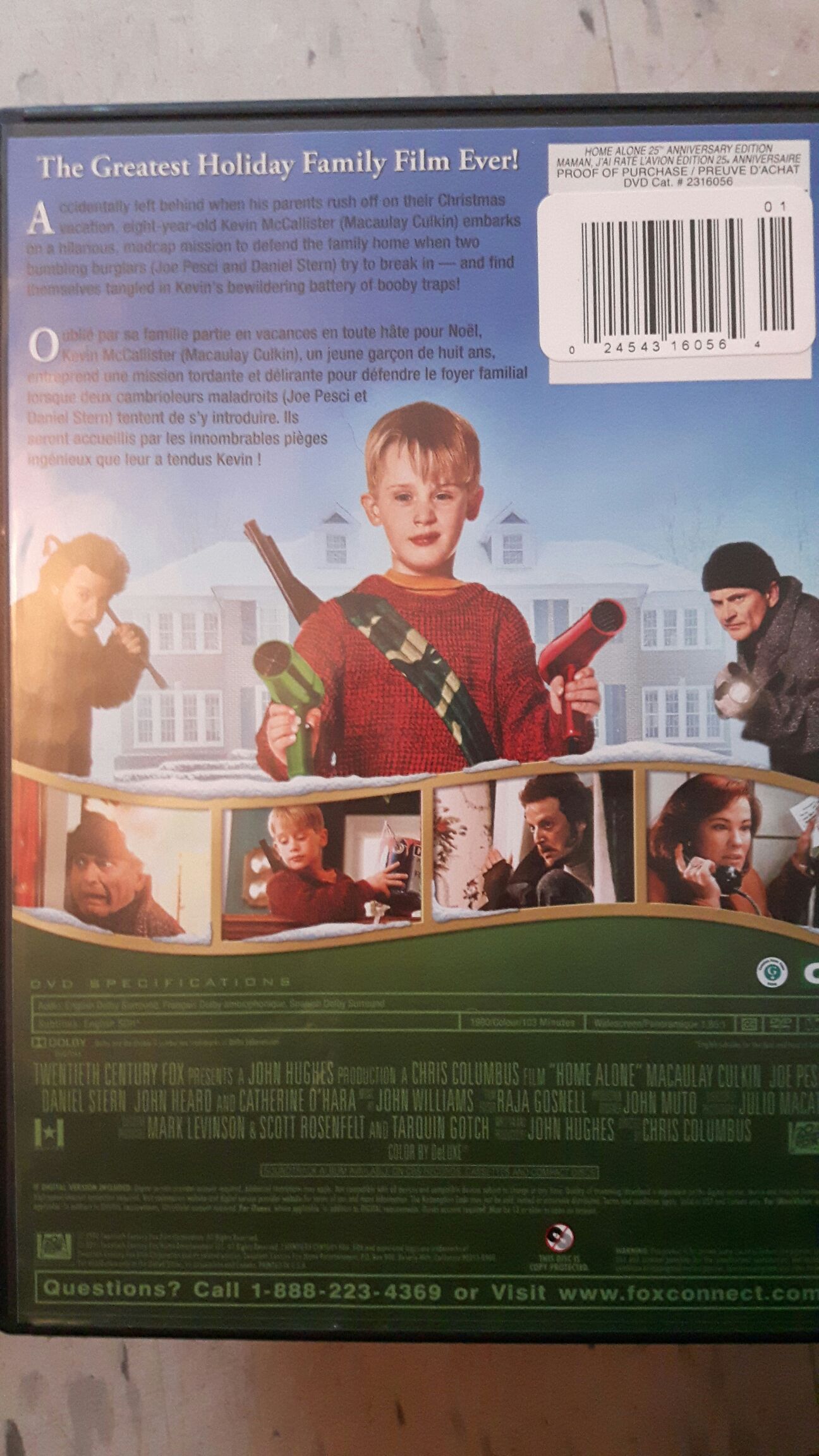 Home Alone DVD movie collectible [Barcode 024543160564] - Main Image 2
