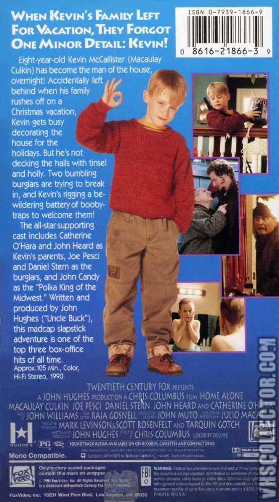 Home Alone DVD movie collectible [Barcode 024543994954] - Main Image 2