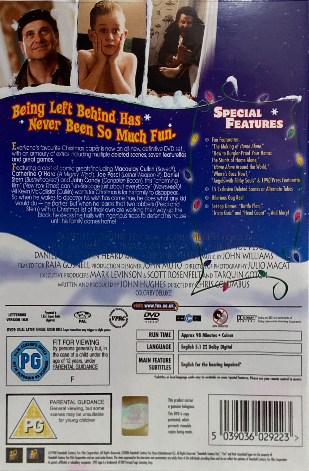 Home Alone DVD movie collectible [Barcode 5039036029223] - Main Image 4