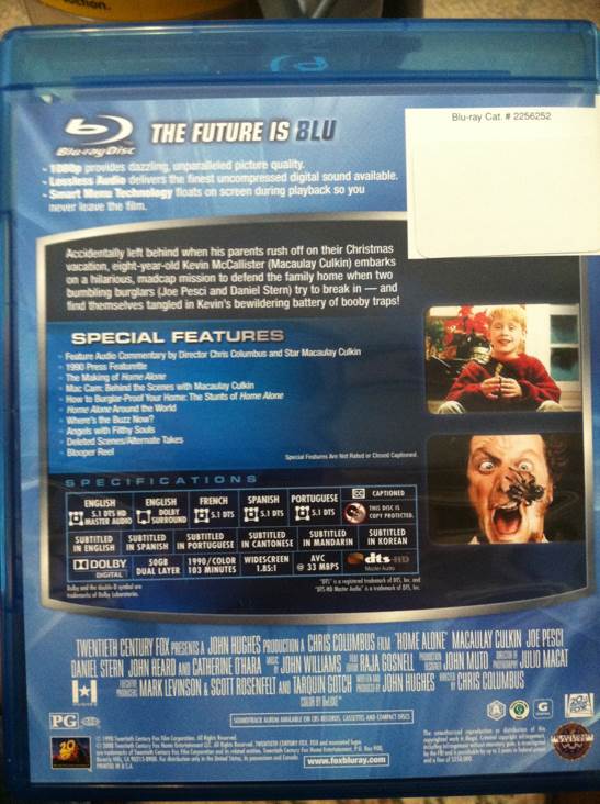 Home Alone Blu-ray movie collectible - Main Image 2
