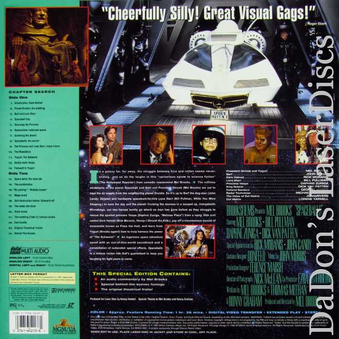 Spaceballs DVD movie collectible [Barcode 9338683001351] - Main Image 2