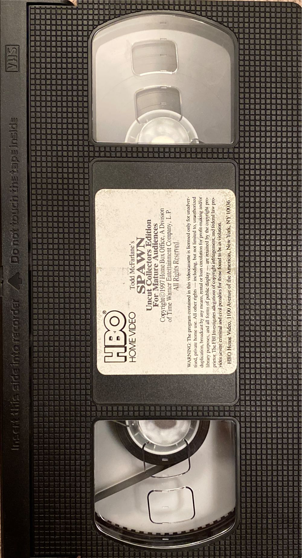 Todd McFarlane’s Spawn VHS movie collectible [Barcode 026359142536] - Main Image 3