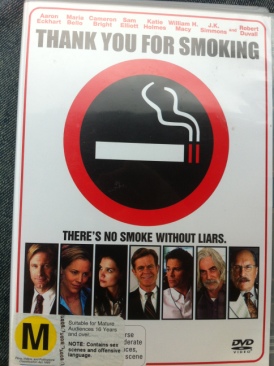 Thank You for Smoking DVD movie collectible [Barcode 9321337077178] - Main Image 1