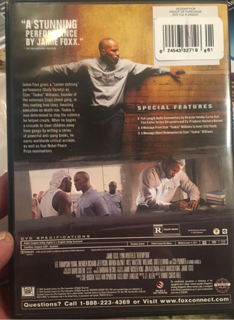 Redemption DVD movie collectible - Main Image 2