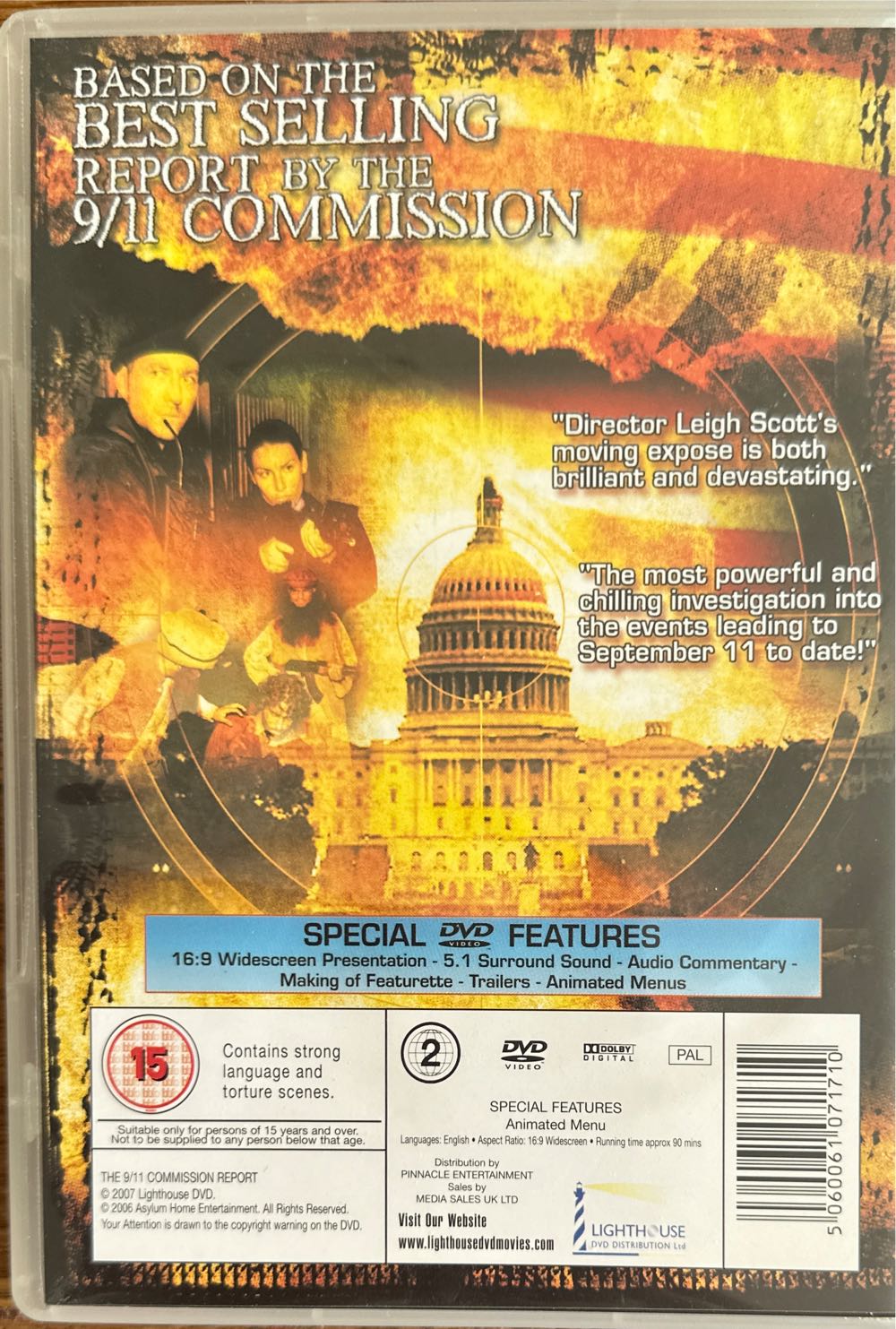 9/11 Commission Report DVD movie collectible [Barcode 5060061071710] - Main Image 2