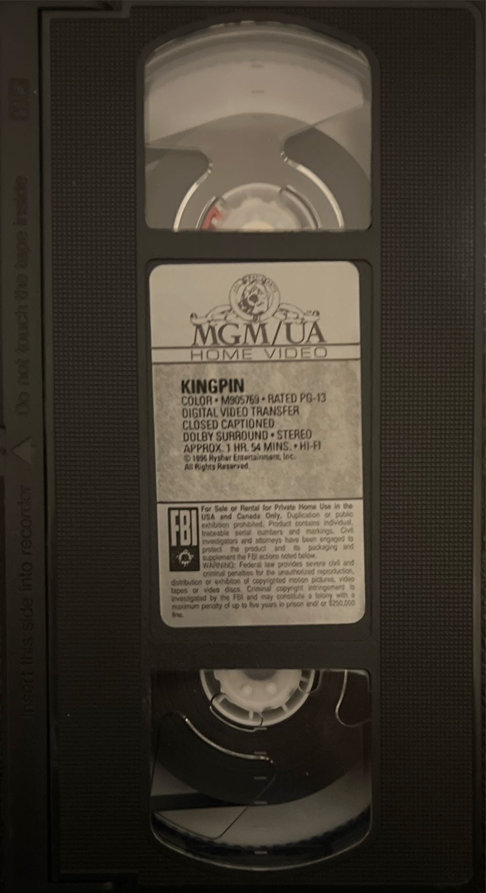 Kingpin VHS movie collectible [Barcode 027616647139] - Main Image 3