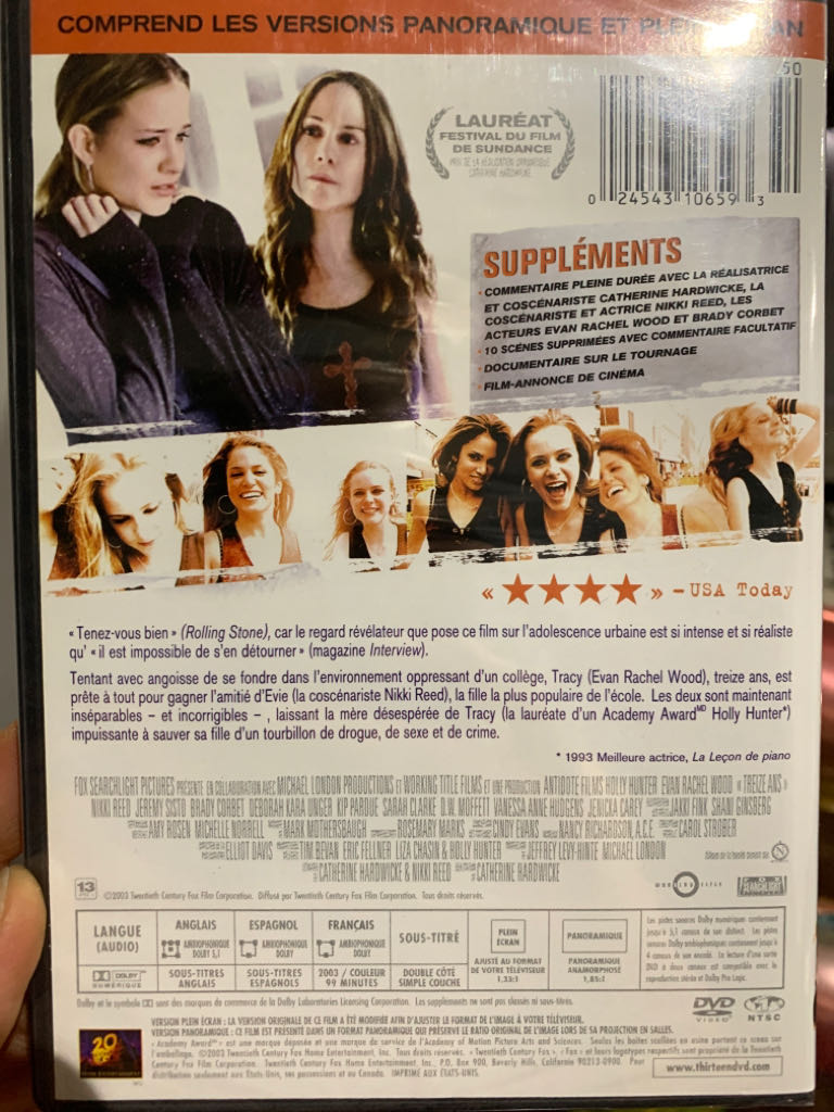 Thirteen DVD movie collectible [Barcode 024543106593] - Main Image 2
