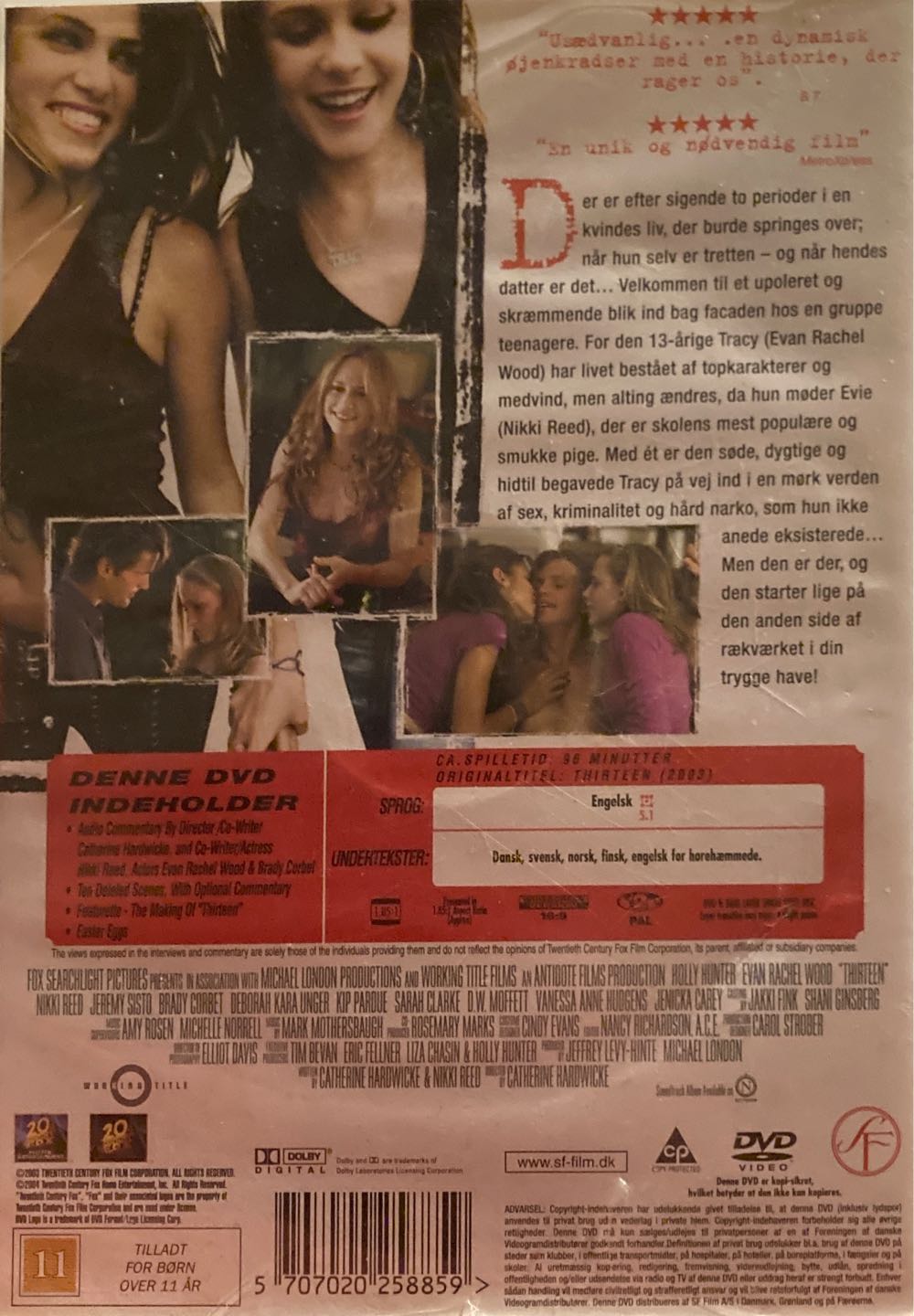 Thirteen DVD movie collectible [Barcode 5707020258859] - Main Image 2