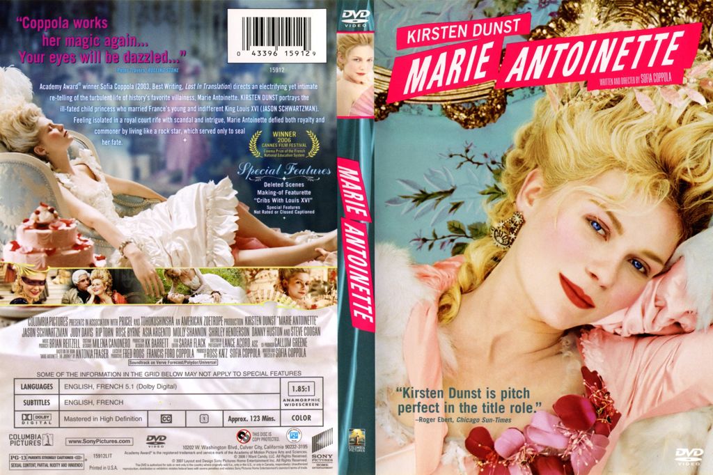 Marie Antoinette DVD movie collectible [Barcode 5051162201113] - Main Image 2