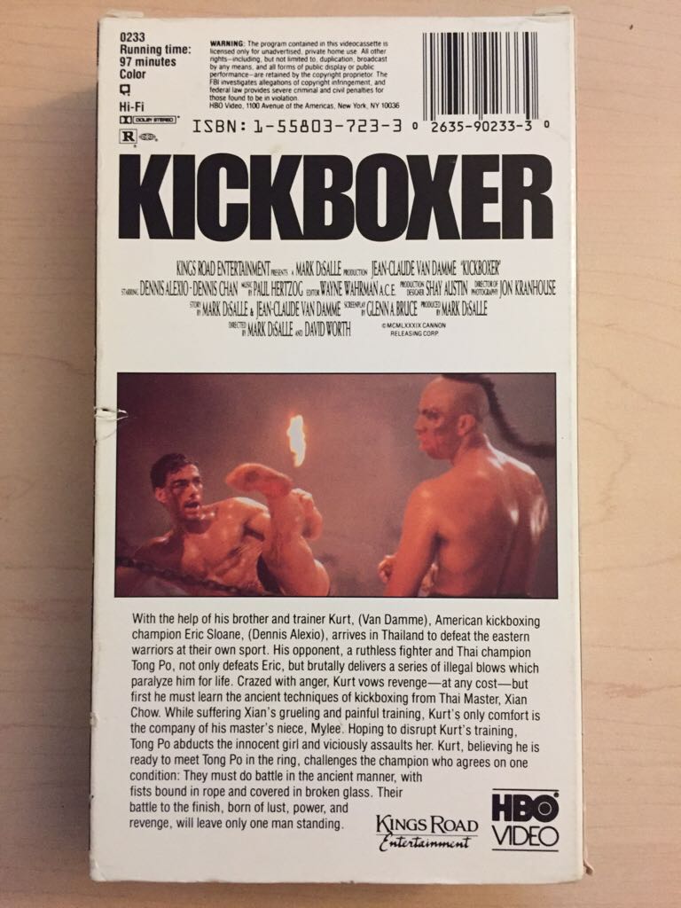 Kickboxer VHS movie collectible [Barcode 026359023330] - Main Image 2