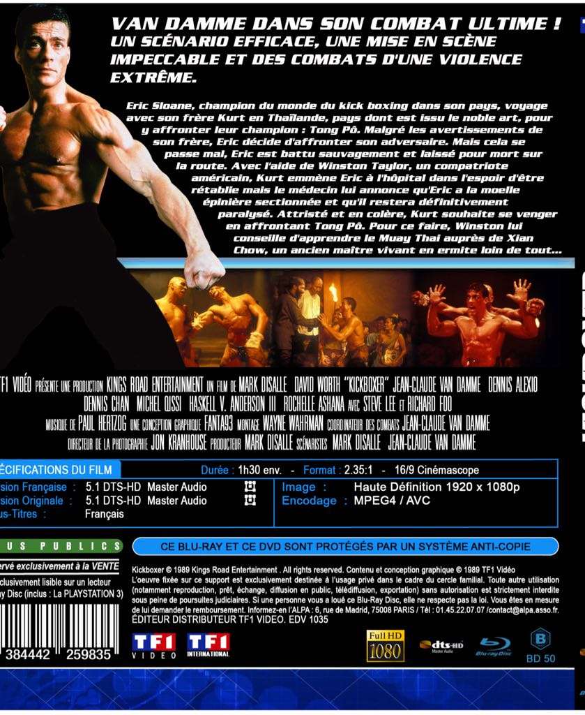 Kickboxer - 1989 Blu-ray movie collectible [Barcode 8436534534575] - Main Image 2
