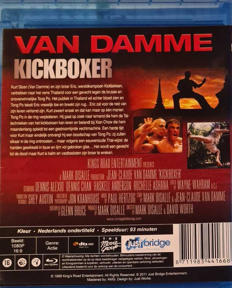 Kickboxer Blu-ray movie collectible [Barcode 8711983441668] - Main Image 2