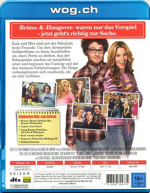 Zack and Miri Make a Porno Blu-ray movie collectible [Barcode 9398710857580] - Main Image 2