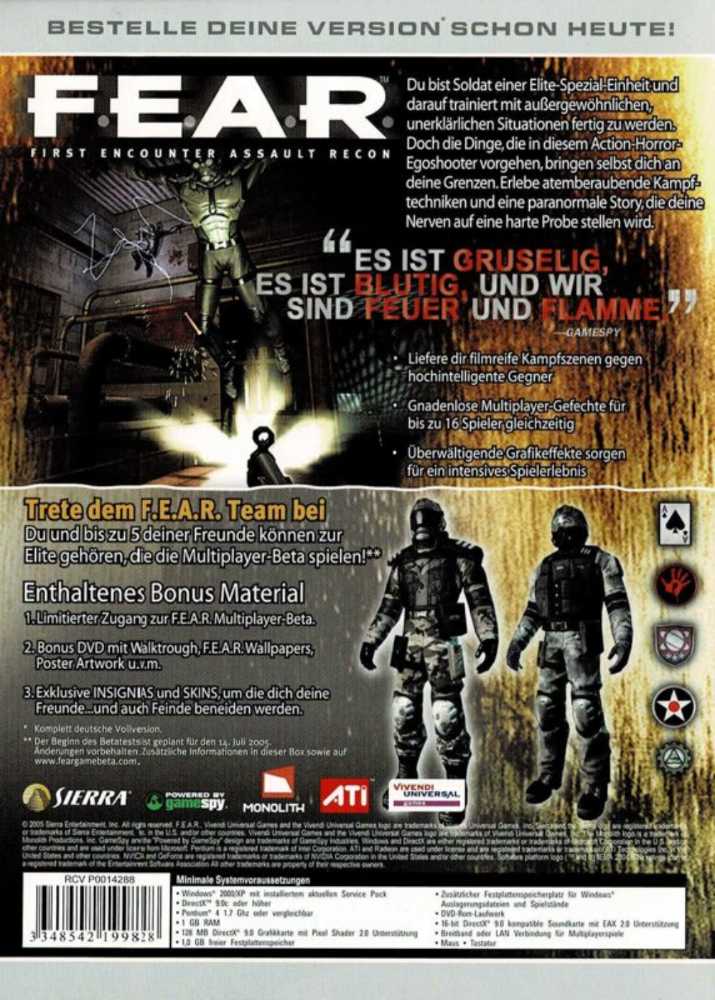 Fear DVD movie collectible [Barcode 044007861325] - Main Image 2