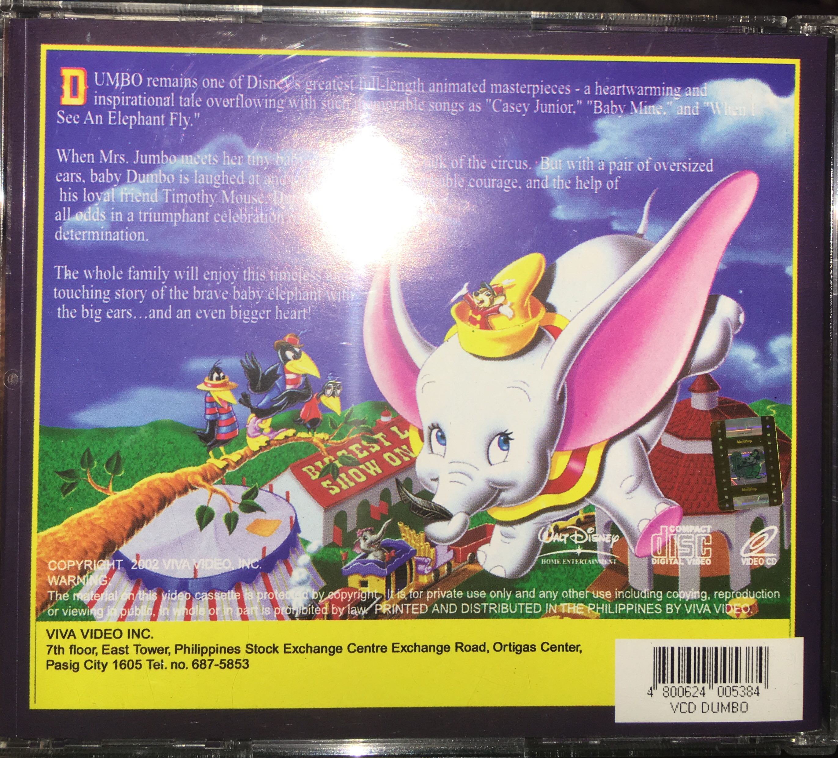 Dumbo 📕 DVD movie collectible [Barcode 14831799] - Main Image 2