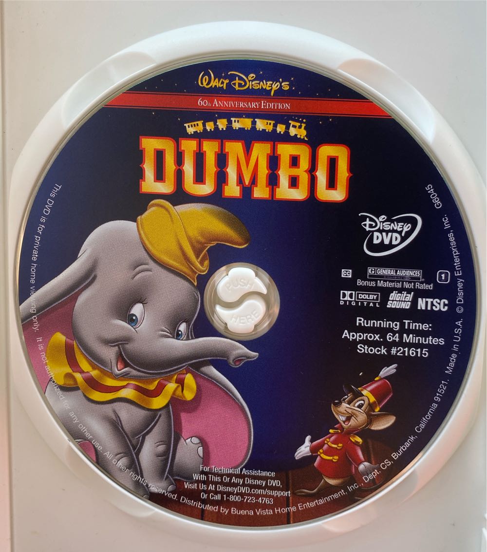 Dumbo DVD movie collectible [Barcode 786936144390] - Main Image 4
