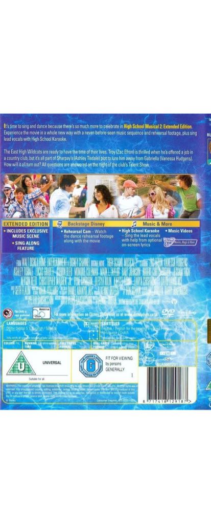 High School Musical 2 DVD movie collectible - Main Image 2