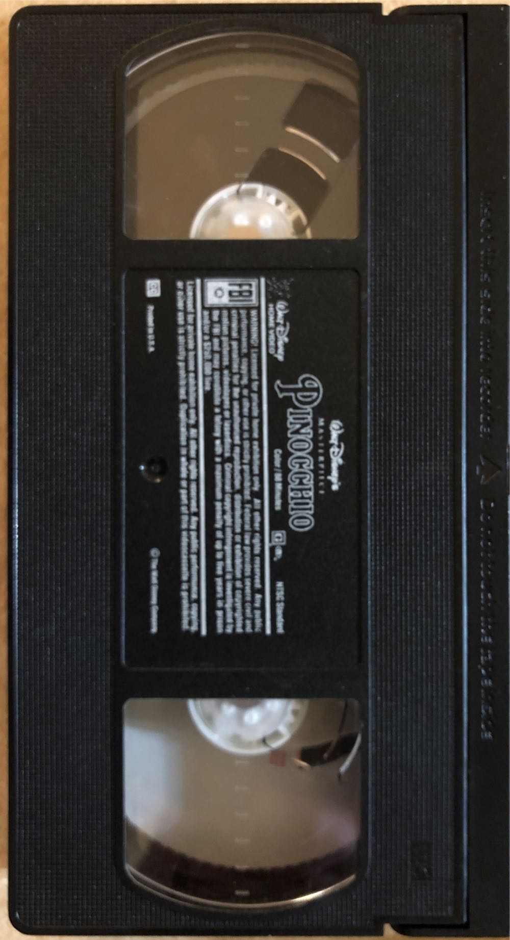 Pinocchio VHS movie collectible [Barcode 012257239034] - Main Image 3