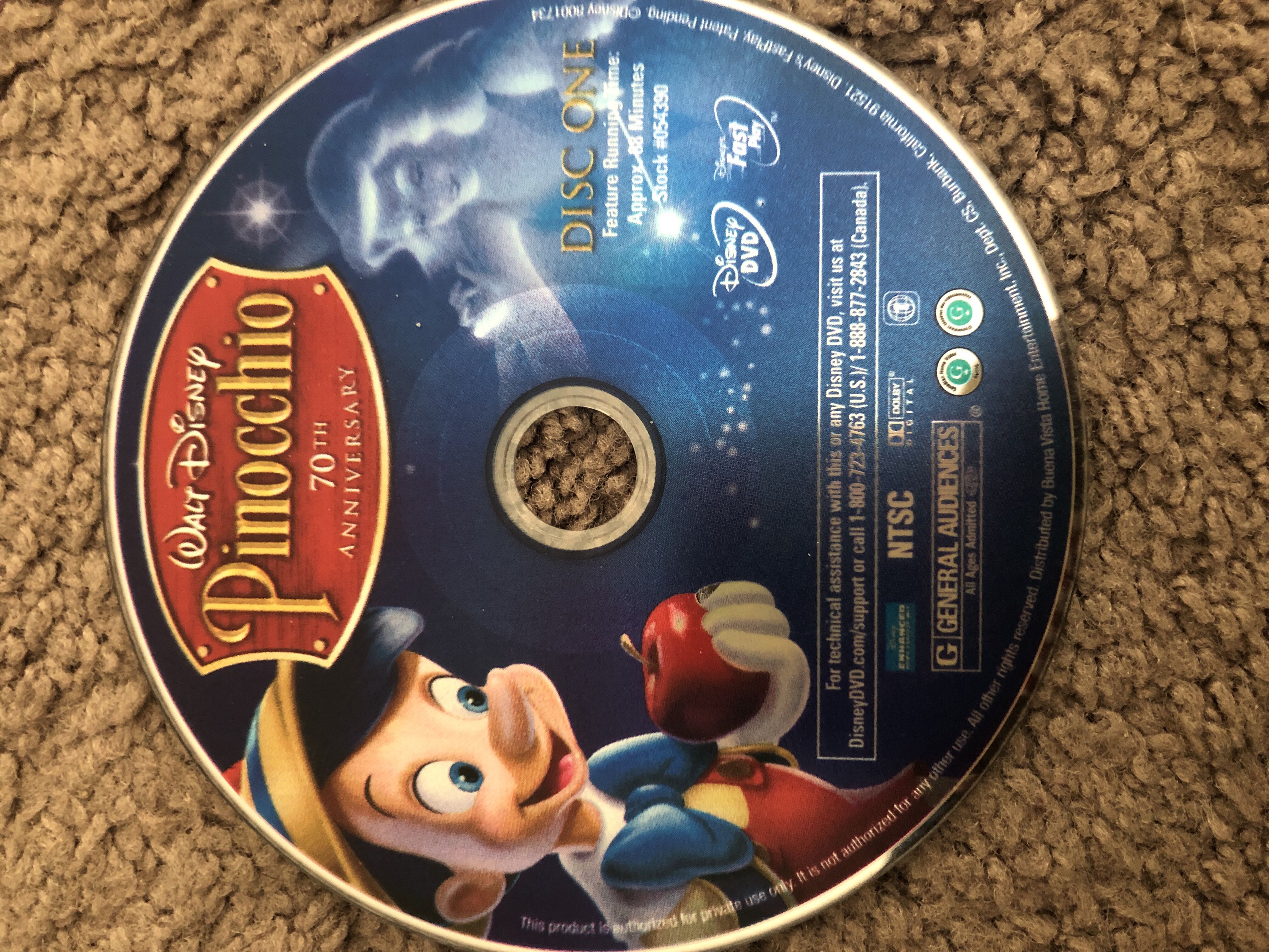 Pinocchio DVD movie collectible [Barcode 7321918346923] - Main Image 3