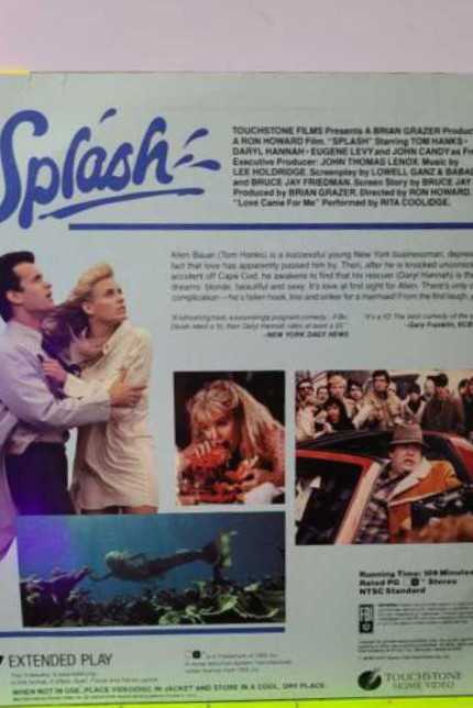 Splash.  (20th Anniversary Edition) DVD movie collectible [Barcode 8693620797] - Main Image 4