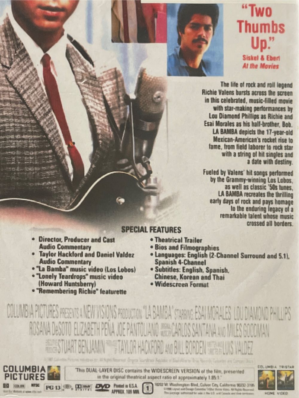 La Bamba DVD movie collectible [Barcode 5035822128538] - Main Image 2