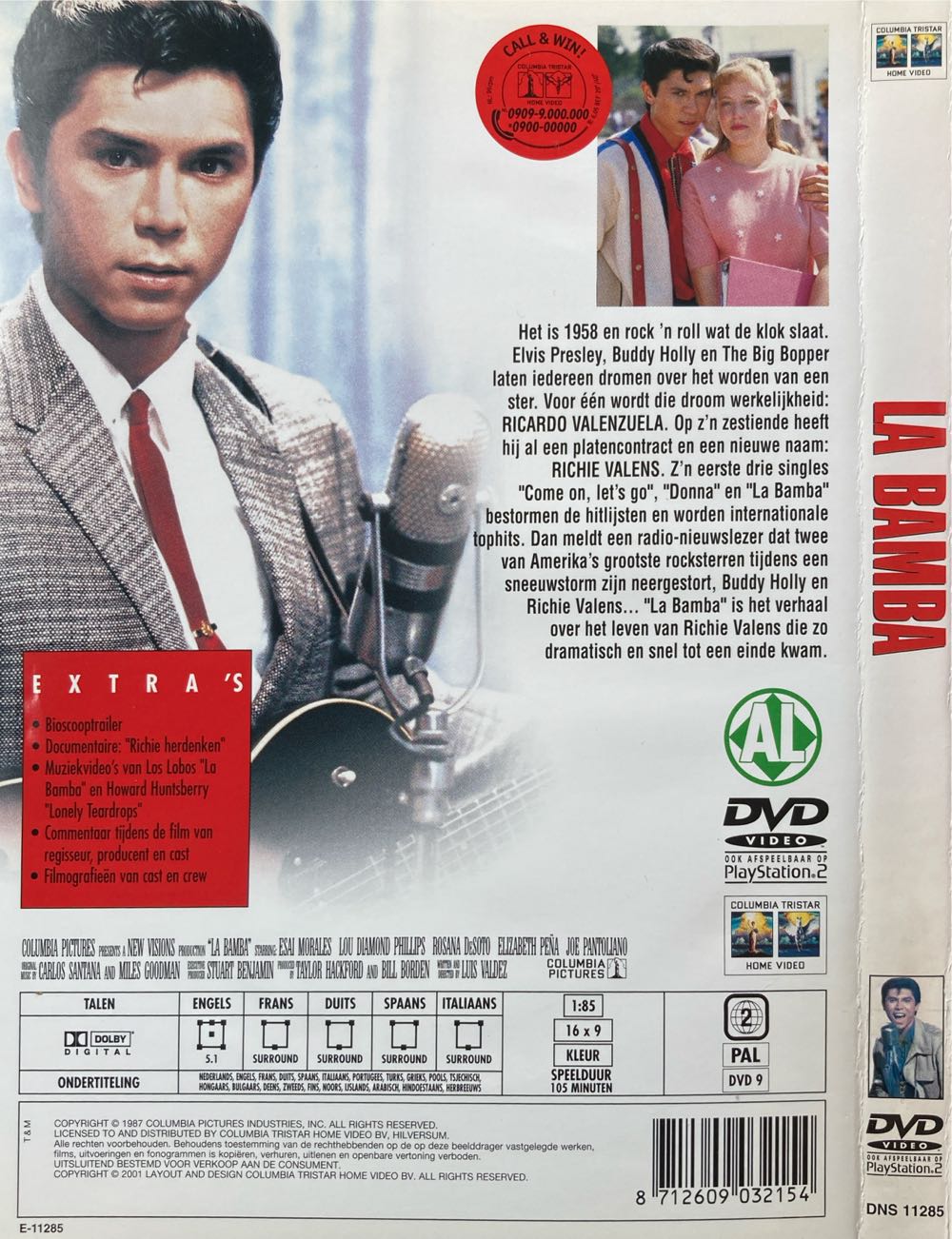 La Bamba DVD movie collectible [Barcode 8712609032154] - Main Image 2