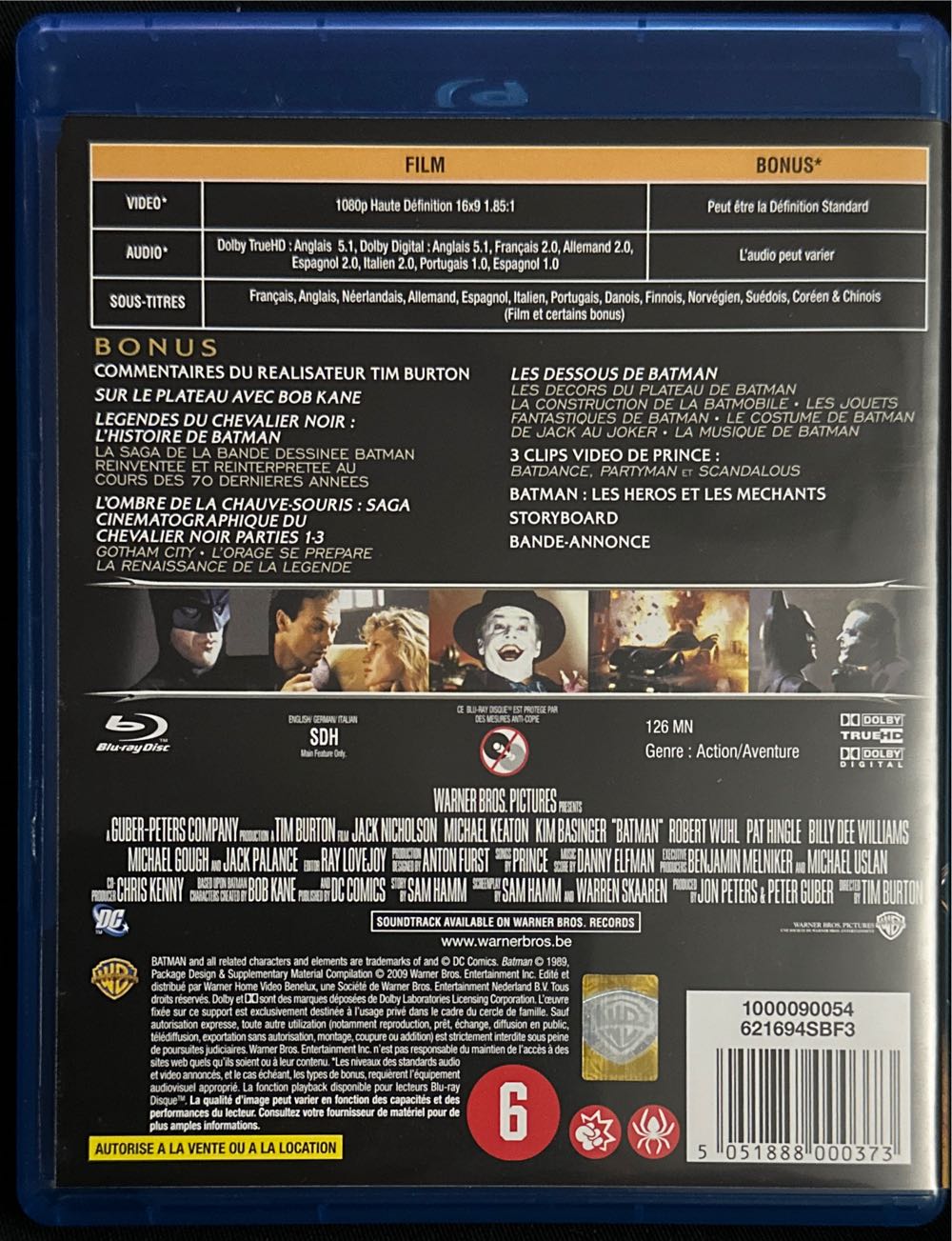 Batman Steelbook Blu-ray movie collectible [Barcode 5051888000373] - Main Image 2