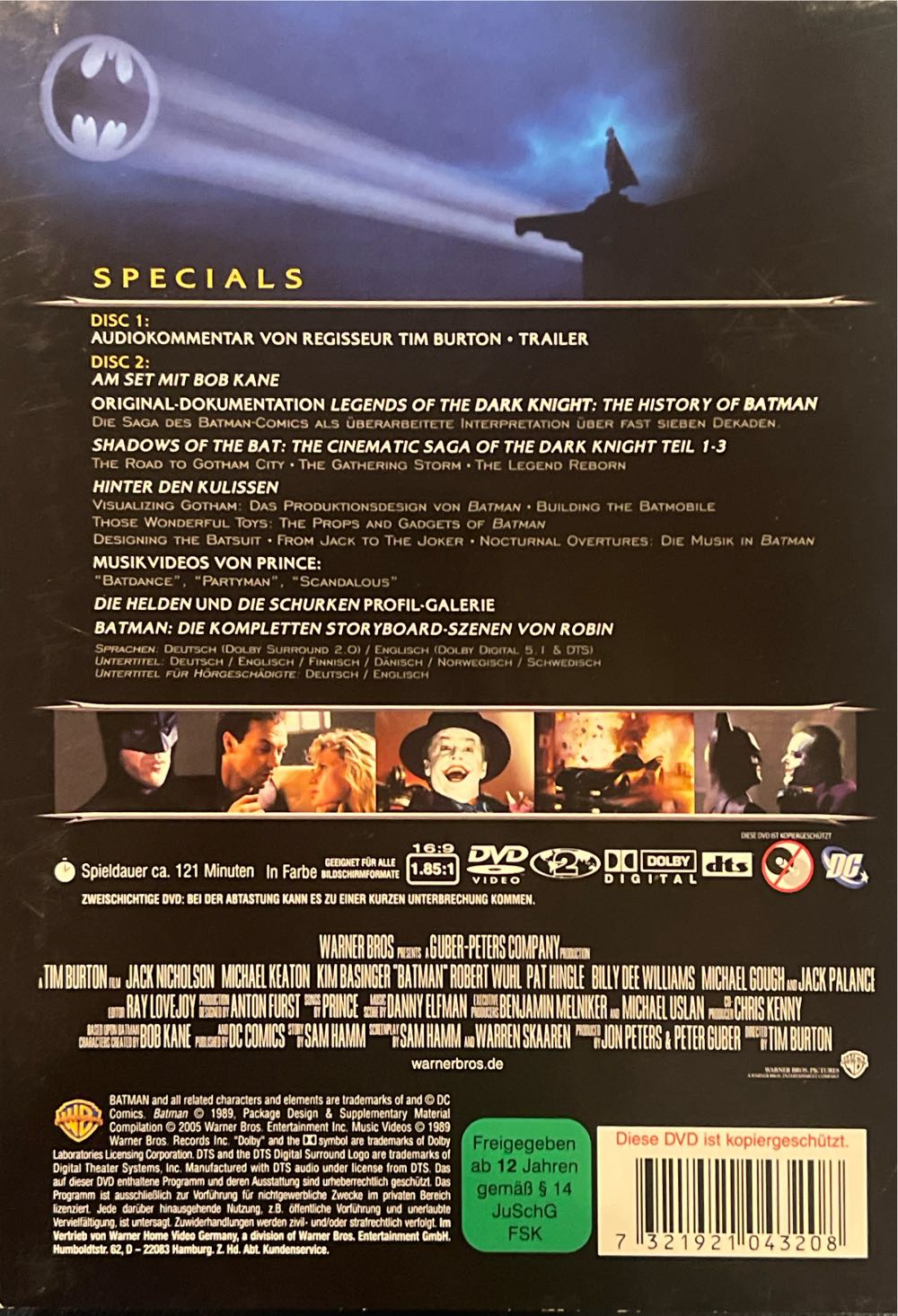 Batman DVD movie collectible [Barcode 7321921043208] - Main Image 2