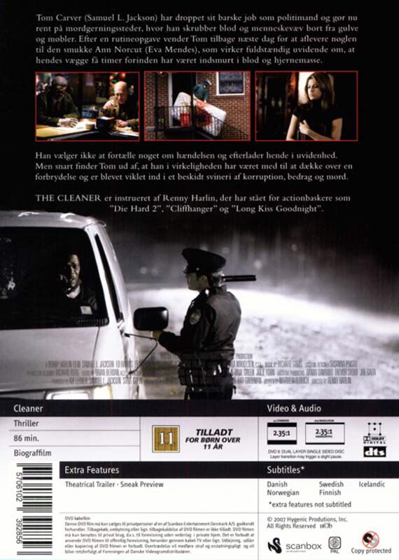 Cleaner DVD movie collectible [Barcode 5706106392852] - Main Image 2
