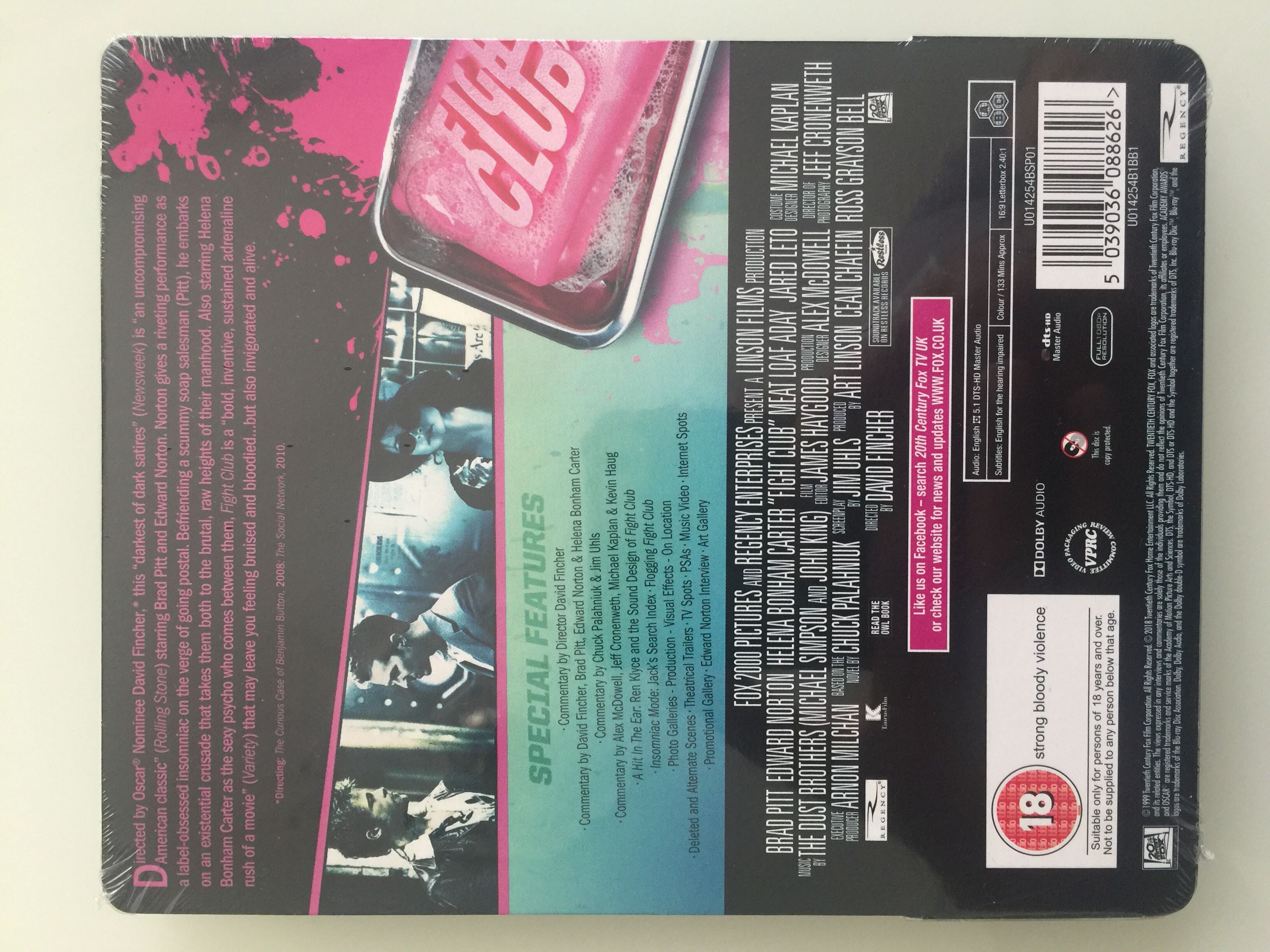 Fight Club Google Play movie collectible [Barcode 024543944454] - Main Image 2