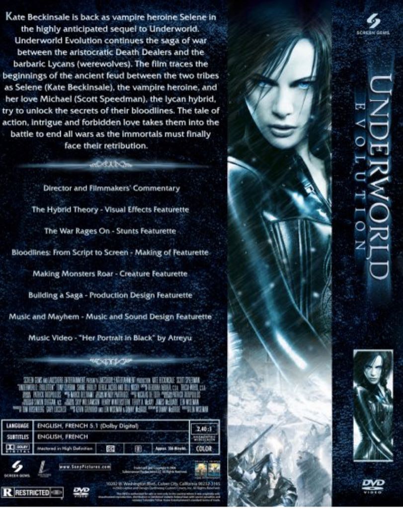 Underworld 2: Evolution Movies Anywhere movie collectible [Barcode 043396153981] - Main Image 2