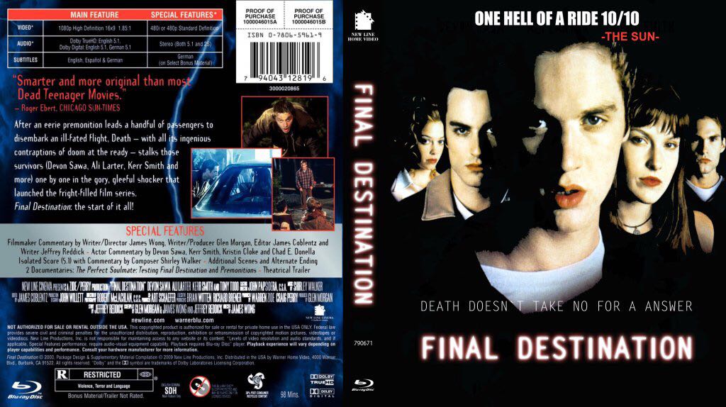 Final Destination Blu-ray movie collectible [Barcode 4006680049281] - Main Image 2