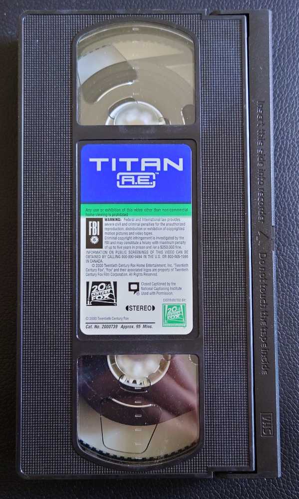 Titan A.E. VHS movie collectible [Barcode 024543007395] - Main Image 3