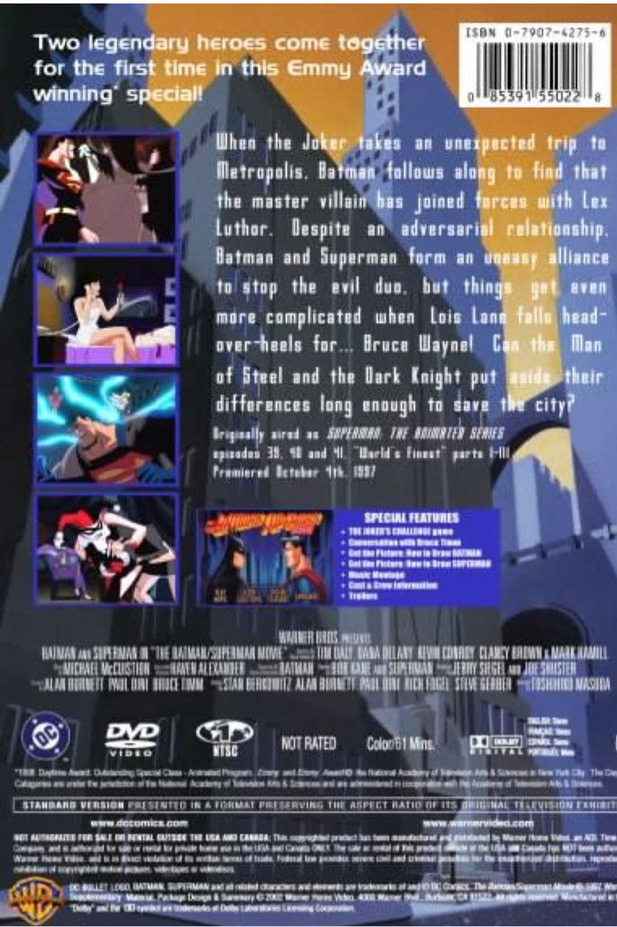The Batman Superman Movie: World’s Finest Digital Copy movie collectible [Barcode 7321900759731] - Main Image 2