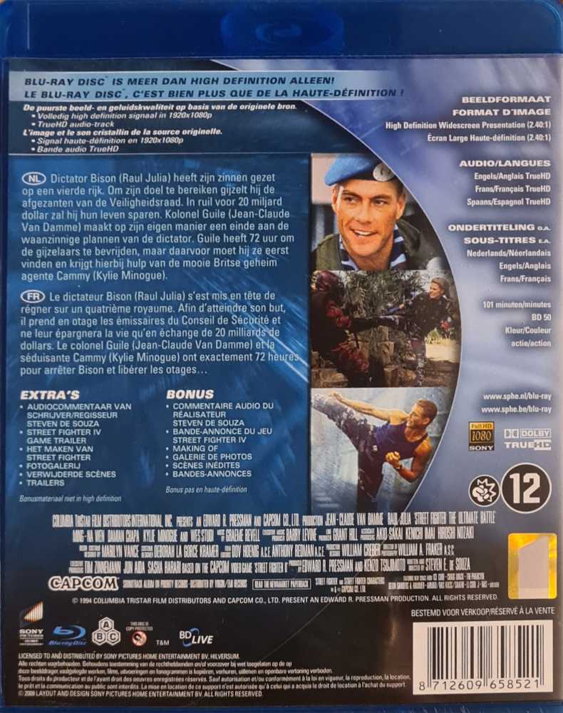 Street Fighter Blu-ray movie collectible [Barcode 8712609658521] - Main Image 2