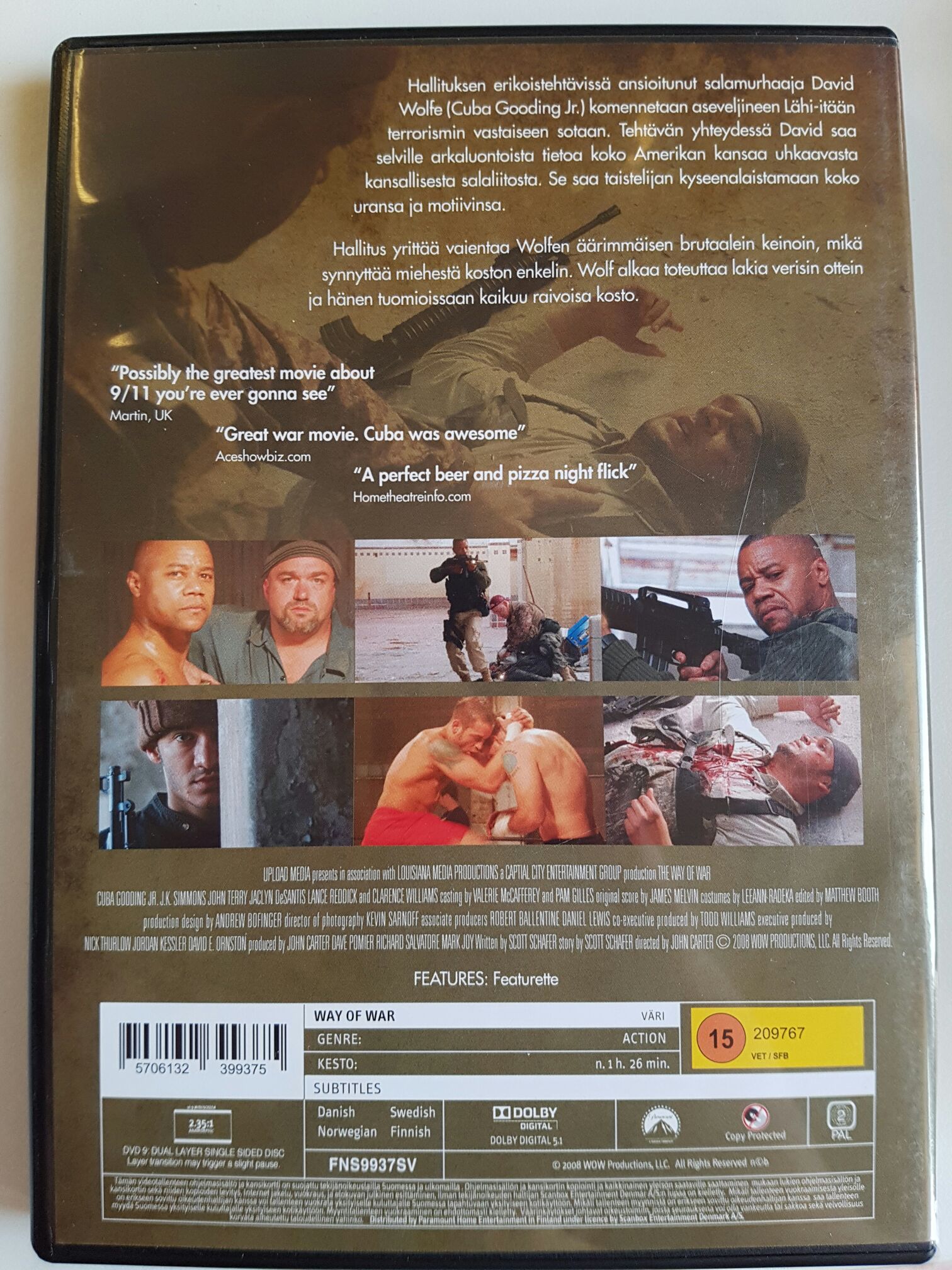 Way of War DVD movie collectible [Barcode 5706132399375] - Main Image 2