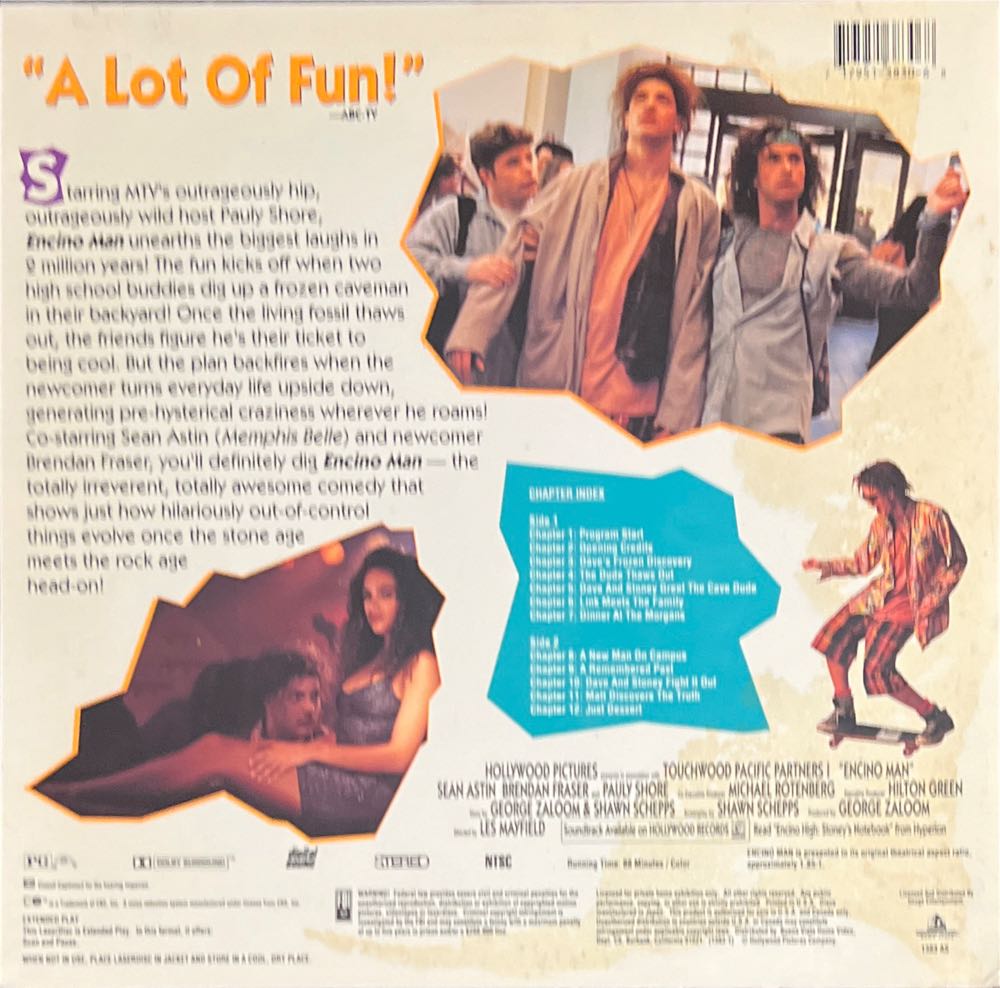 Encino Man Laser Disc movie collectible [Barcode 717951383068] - Main Image 2