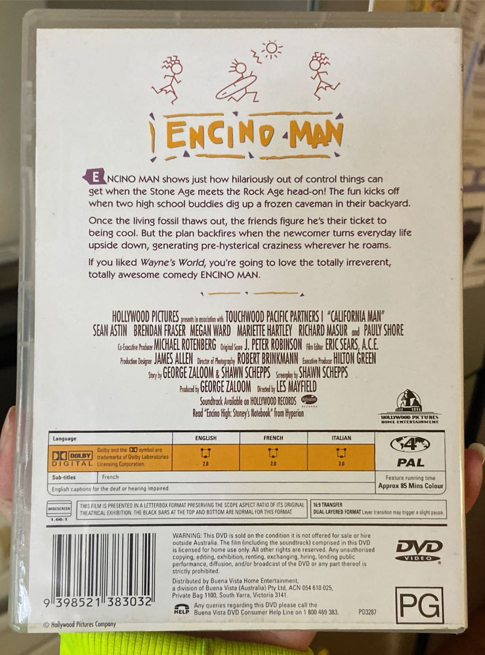 Encino Man DVD movie collectible [Barcode 9398521383032] - Main Image 3