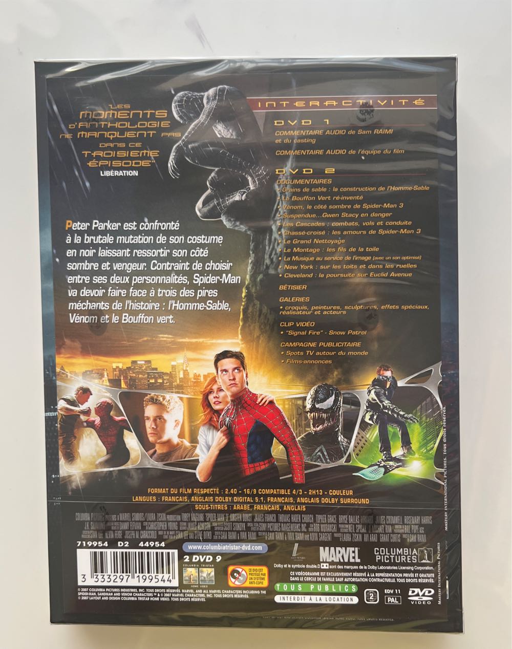 Spider-Man 3 DVD movie collectible [Barcode 3333297199544] - Main Image 2