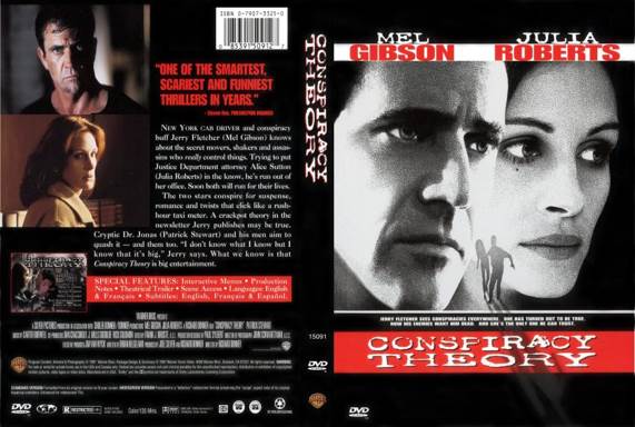 Conspiracy Theory DVD movie collectible [Barcode 883929075683] - Main Image 2