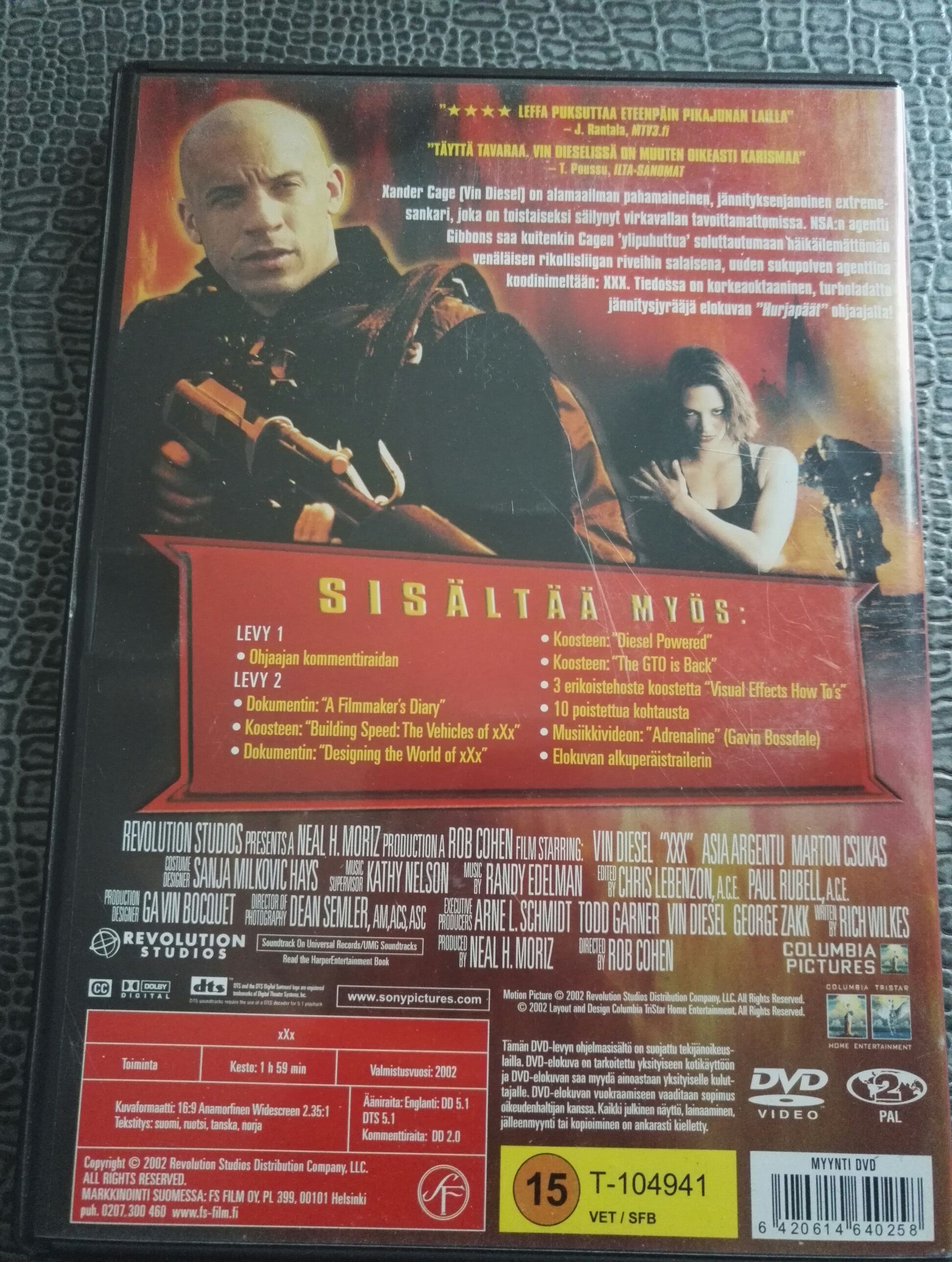 xXx DVD movie collectible [Barcode 6420614640258] - Main Image 2