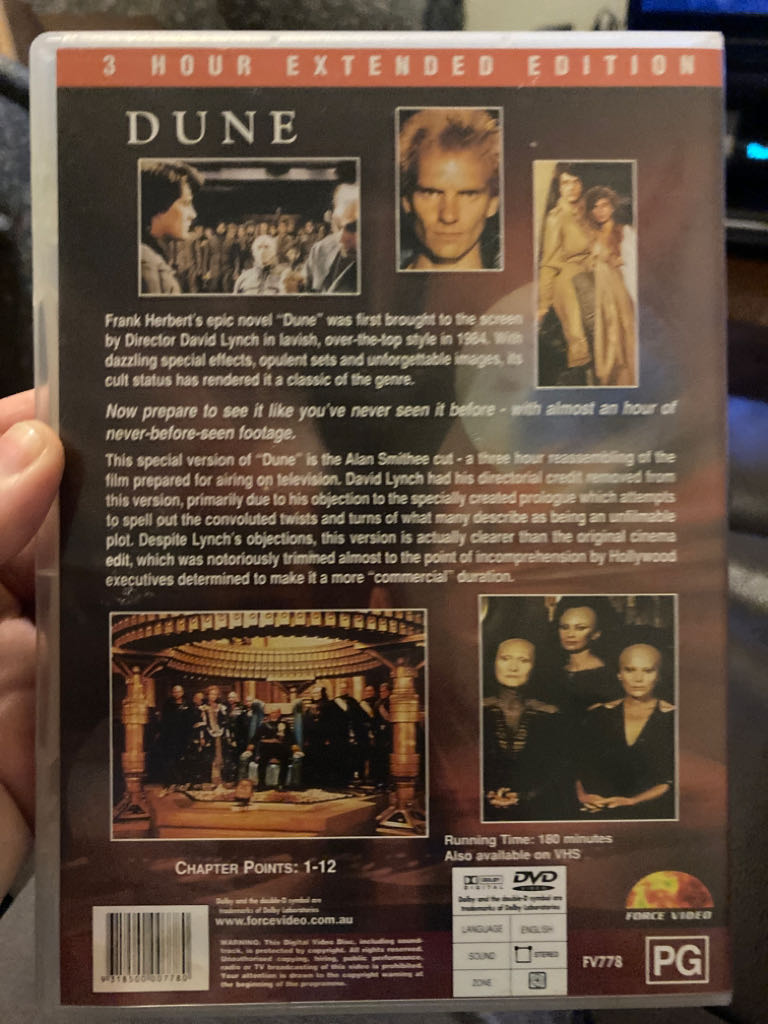 Dune DVD movie collectible [Barcode 5601887424689] - Main Image 2