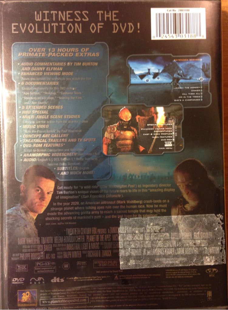 POTA (1): Planet of the Apes iTunes movie collectible [Barcode 024543031888] - Main Image 2
