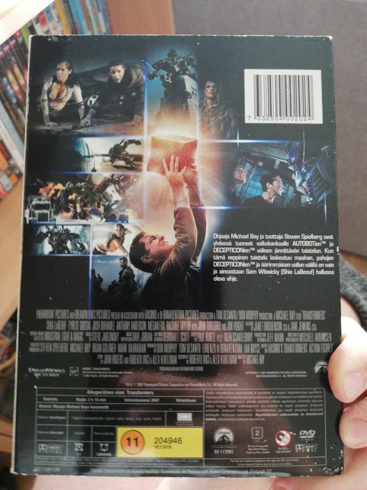 Transformers DVD movie collectible [Barcode 7332504002024] - Main Image 3