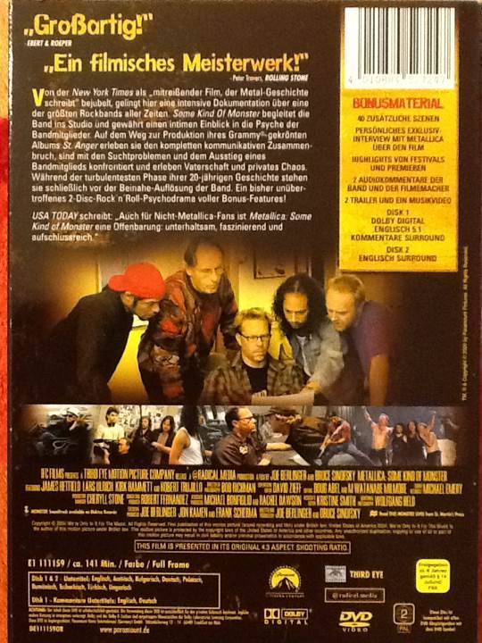 Metallica: Some Kind of Monster (OmU) [2 DVDs] DVD movie collectible [Barcode 4010884527247] - Main Image 2