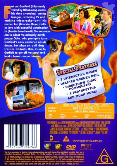 Garfield DVD movie collectible [Barcode 4010232029058] - Main Image 2